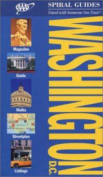 Paperback AAA Spiral Guides Washington, D.C Book