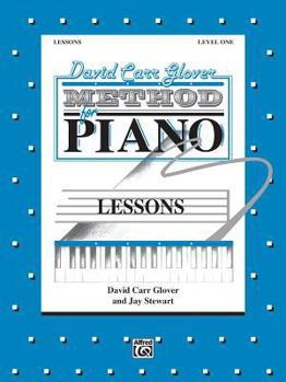 Paperback David Carr Glover Method for Piano Lessons: Level 1 Book