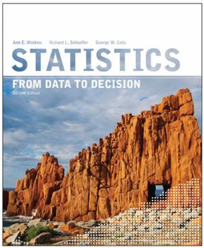 Hardcover Statistics: From Data to Decision Book