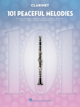 Paperback 101 Peaceful Melodies: For Clarinet Book