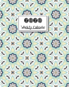 Paperback 2020 Weekly Calendar: Blank 18 Month 2020 Weekly Calendar With Space For Notes Book