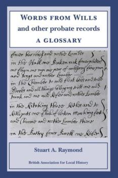 Paperback Words from Wills and Other Probate Records: a Glossary Book