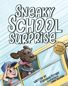 Paperback Sneaky School Surprise [Large Print] Book