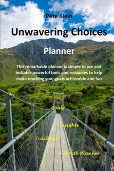 Paperback Unwavering Choices Planner Book
