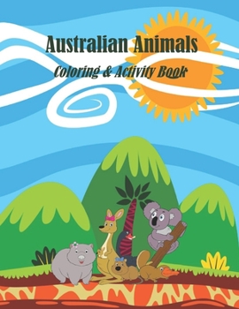 Paperback Australian Animals Coloring & Activity Book