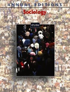Paperback Annual Editions: Sociology 05/06 Book