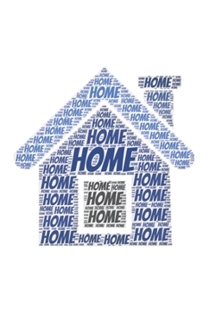 Home: Notebook, Journal | Lined Paper | 120 Pages DIN A5 (6 x 9") | Notes, Drawings, Planer, Diary, Organization | Word Cloud Present