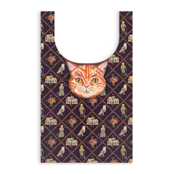 Cottage Cats Packable Nylon Tote