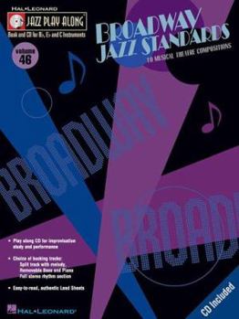 Hardcover Broadway Jazz Standards: Jazz Play-Along Volume 46 Book