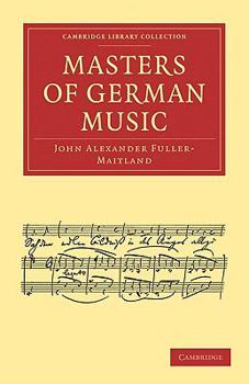 Paperback Masters of German Music Book