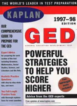 Paperback KAPLAN GED 1997 - 1998 Book