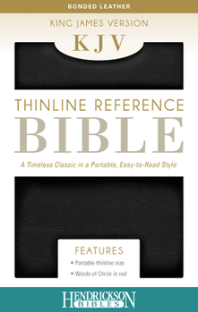 Bonded Leather Thinline Reference Bible-KJV Book