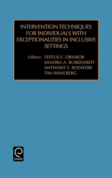 Hardcover Intervention Techniques for Individuals with Exceptionalities in Inclusive Settings Book