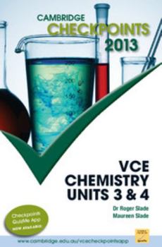 Paperback Cambridge Checkpoints Vce Chemistry Units 3 and 4 2013 Book