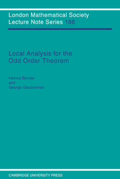 Paperback Local Analysis for the Odd Order Theorem Book