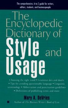 Mass Market Paperback The Encyclopaedic Dictionary of Style and Usage Book