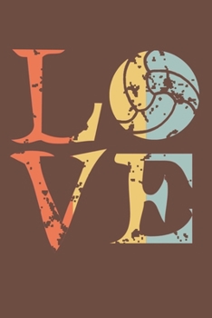 Volleyball Buch: A5 Dodgrid (gepunktet)  | Agenda Journal | Retro Look | Vintage | Geschenkidee Volleyballspieler (German Edition)