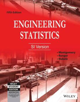 Paperback Engineering Statistics : Si Version 5Th Edition Book