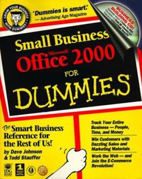 Paperback Small Business Microsoft Office 2000 for Dummies [With Features Over 20 Tools, Templates, Applications...] Book