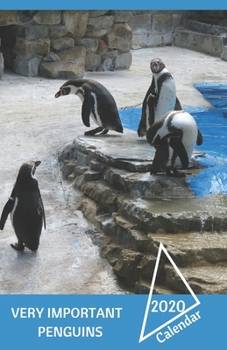 Very Important Penguins: Personal Planner 2020 - Calendar - Organizer - Notebook - Registrar - Journal. Lucky Crown (5.5x8.5)