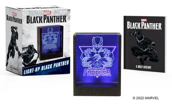 Paperback Marvel: Light-Up Black Panther Book