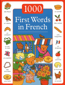 Hardcover 1000 First Words in French Book