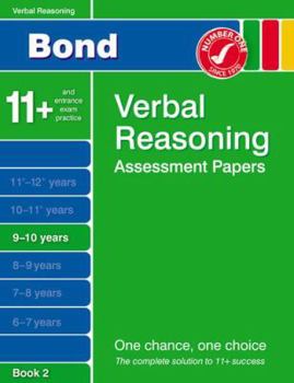 Paperback Bond Verbal Reasoning Assessment Papers 9-10 Years: Bk. 2 Book