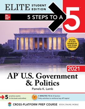 Paperback 5 Steps to a 5: AP U.S. Government & Politics 2021 Elite Student Edition Book