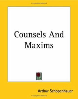 Paperback Counsels And Maxims Book