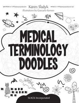 Paperback Medical Terminology Doodles Book