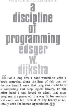 Paperback A Discipline of Programming Book