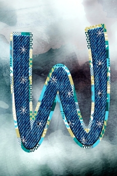 W: Initial Monogram Journal to write in Positive Thoughts for Women Teens Girls gifts holidays