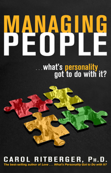 Paperback Managing People...What's Personality Got To Do With It? Book