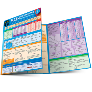 Misc. Math Fundamentals 1 - Number Sense & Operations: A Quickstudy Laminated Reference Guide Book