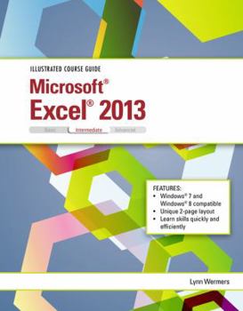 Spiral-bound Illustrated Course Guide: Microsoft Excel 2013 Intermediate Book