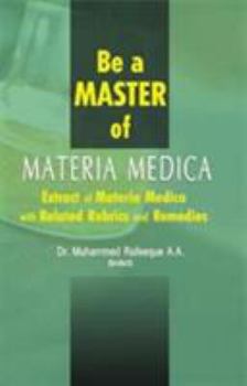 Paperback Be a Master of Materia Medica Book