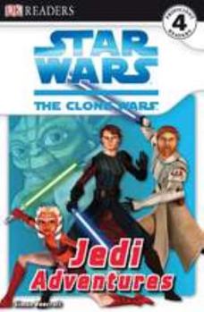 Paperback DK Readers L4: Star Wars: The Clone Wars: Jedi Adventures Book