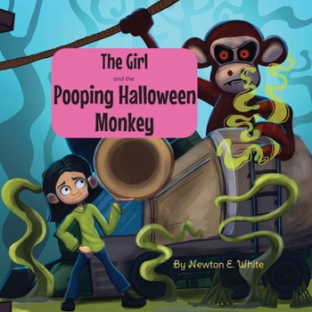 Paperback The Girl and the Pooping Halloween Monkey Book