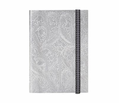 Hardcover Christian LaCroix Silver A6 6 X 4.25 Paseo Notebook Book