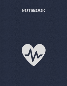 Paperback Notebook: Lined Notebook 100 Pages (8.5 x 11 inches), Used as a Journal, Diary, or Composition book - Health Book