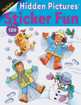 Paperback Highlights Hidden Pictures Sticker Fun Snow Angels [With 120 Stickers] Book