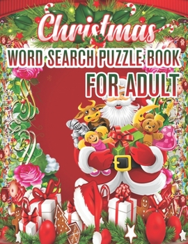 Christmas Word Search Puzzle book For Adult: Word Search Puzzle book (volume 1)