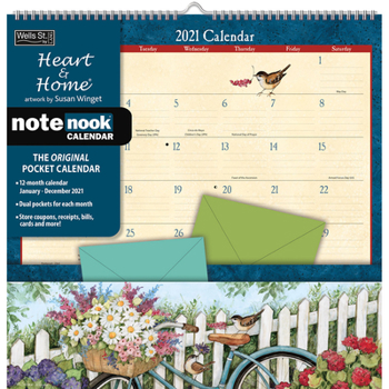 Calendar Heart & Home(r) 2021 Note Nook(tm) Book