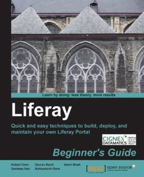 Paperback Liferay Beginner's Guide Book