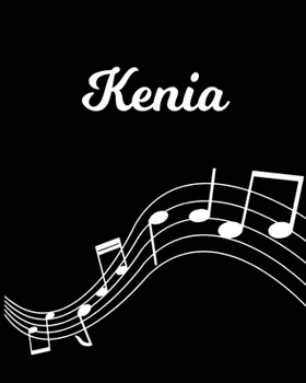 Kenia: Sheet Music Note Manuscript Notebook Paper | Personalized Custom First Name Initial K | Musician Composer Instrument Composition Book | 12 ... Guide | Create Compose & Write Creative Songs