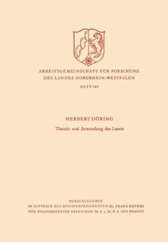 Paperback Theorie Und Anwendung Des Lasers [German] Book