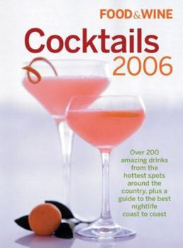 Paperback Food & Wine Cocktails 2006 Book