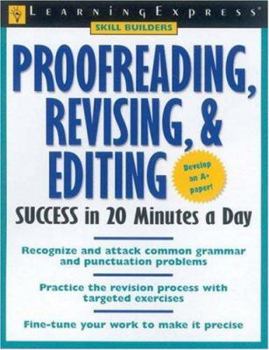 Paperback Proofreading, Revising, & Editing Success (Skill Builders) Book