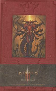 Imitation Leather Diablo Burning Hells Hardcover Ruled Journal (Large) Book