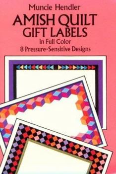 Amish Quilt Gift Labels in Full Color